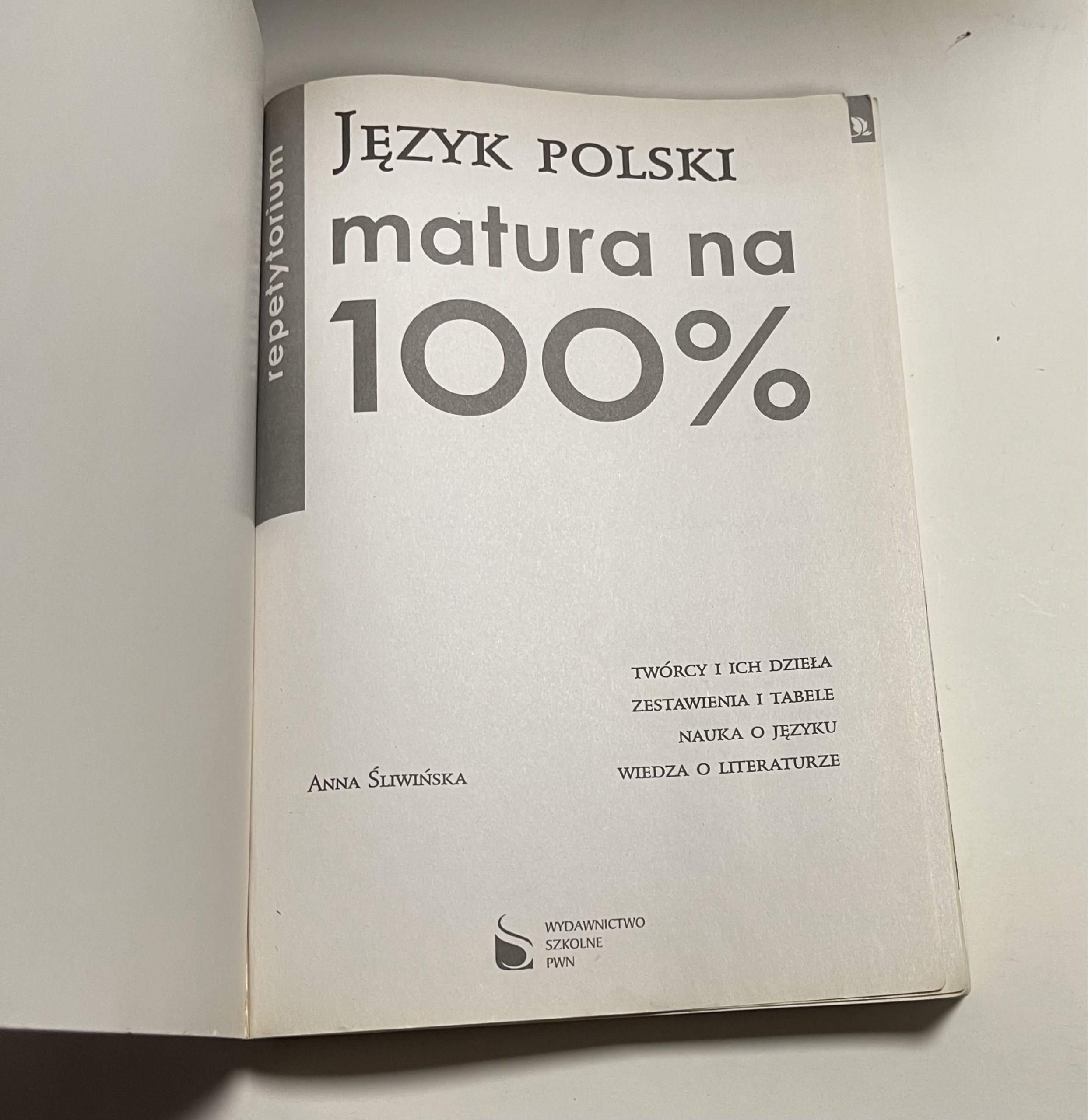 Repetytorium Matura Na 100 Język Polski
