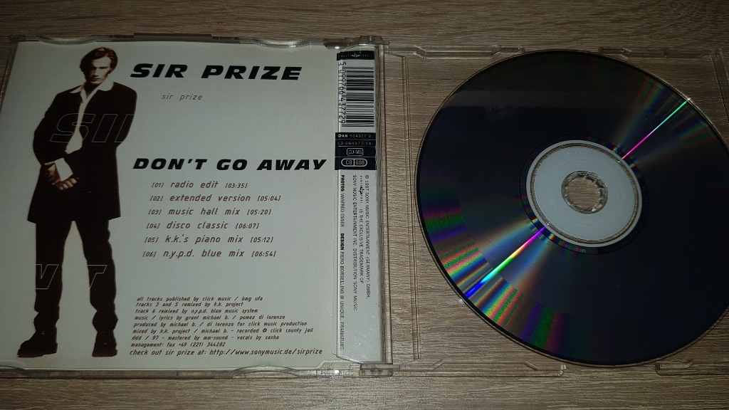 Sir Prize - Don't Go Away | Latowicz | Kup teraz na Allegro Lokalnie