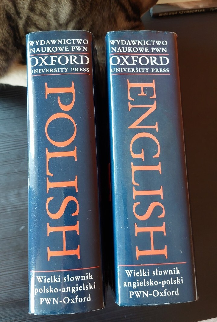 WIELKI SŁOWNIK PWN OXFORD 2 tomy ang pol pol ang Lębork Kup teraz