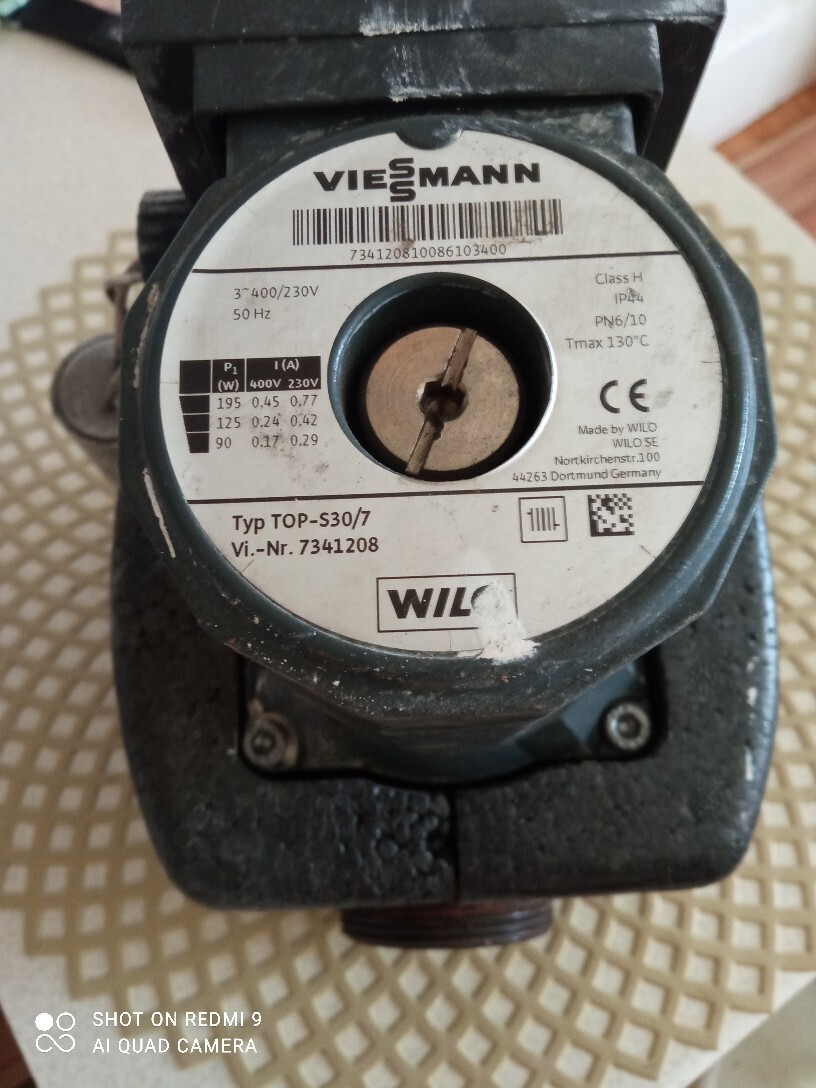 Pompa wody Viessmann top-s30/7 | tarnowskie gory | Kup teraz na Allegro ...