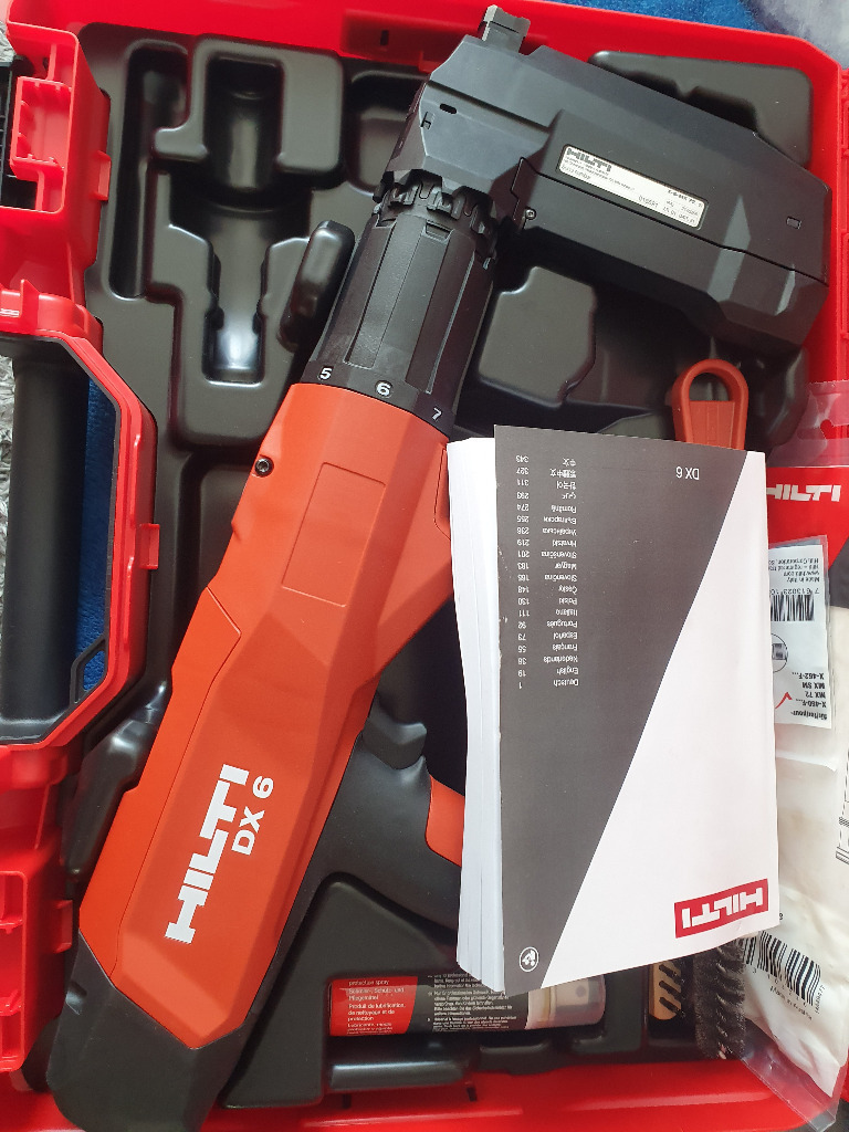 Nowy osadzak prochowy gwoździarka Hilti DX 6 Lublin Licytacja na
