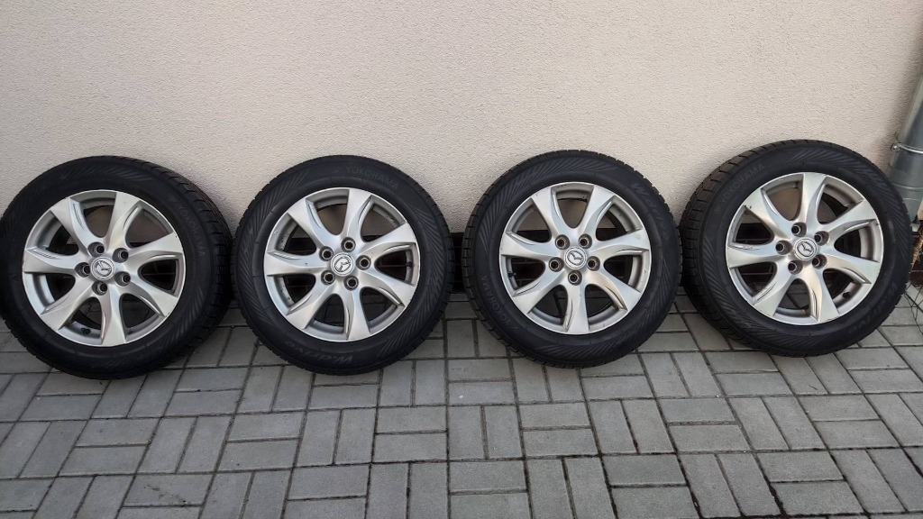 Koła zimowe Mazda5x114.3 (Felgi+opony) 205/60R16