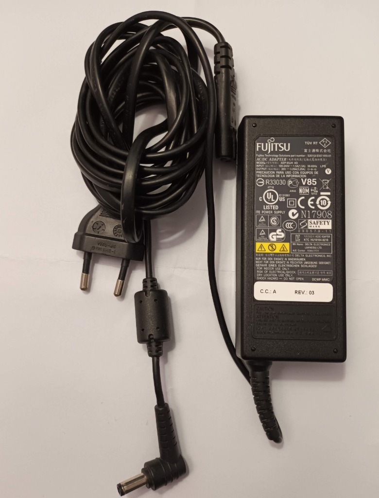 Oryginalny zasilacz Fujitsu ADP-65JH AD | Kraków | Kup teraz na Allegro ...