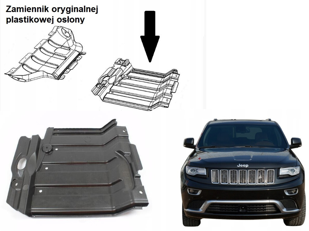 Osłona skrzyni biegów Jeep Grand Cherokee WK2 Września Kup teraz na