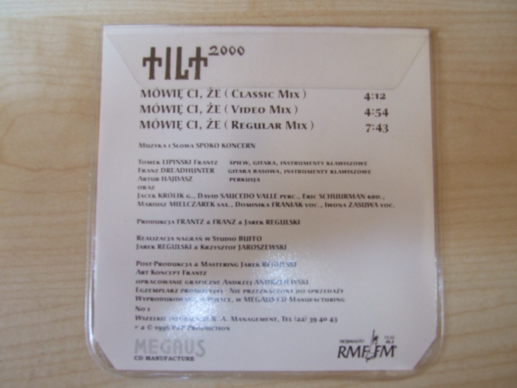 TILT Mówię Ci, Że (singiel promo) UNIKAT! KRAKÓW Kup teraz na