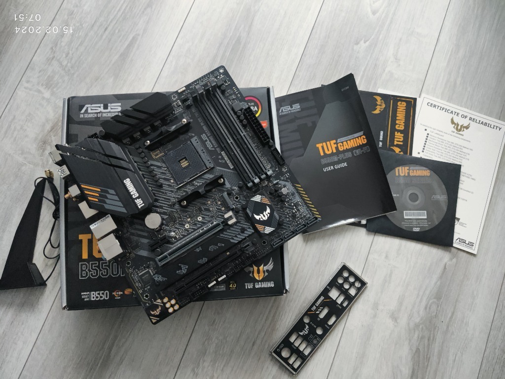 ASUS TUF GAMING B550M-PLUS (WIFI) | Łapy | Kup teraz na Allegro Lokalnie