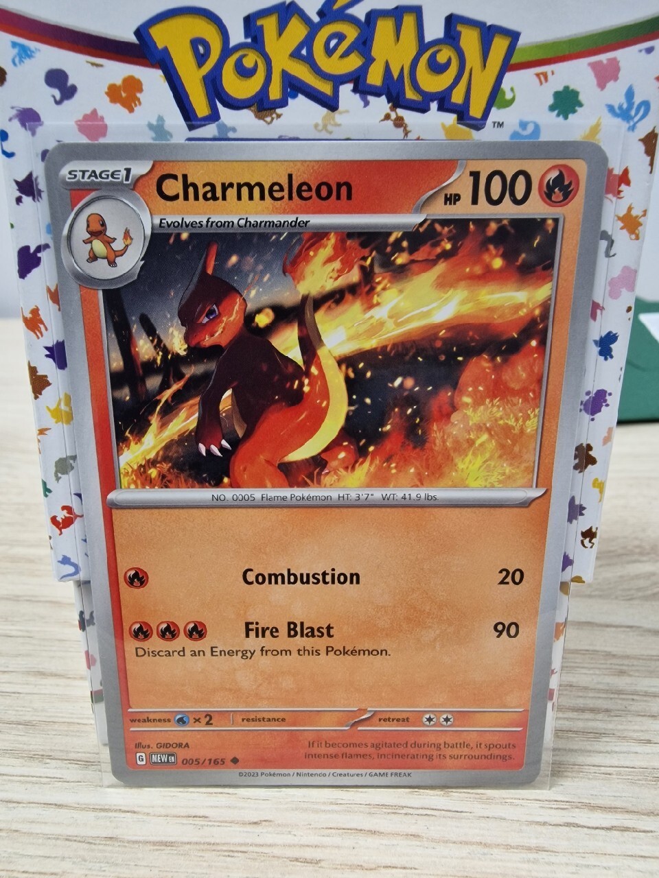 Charmeleon 005/165, karta pokemon 151 | Gdańsk | Kup teraz na Allegro