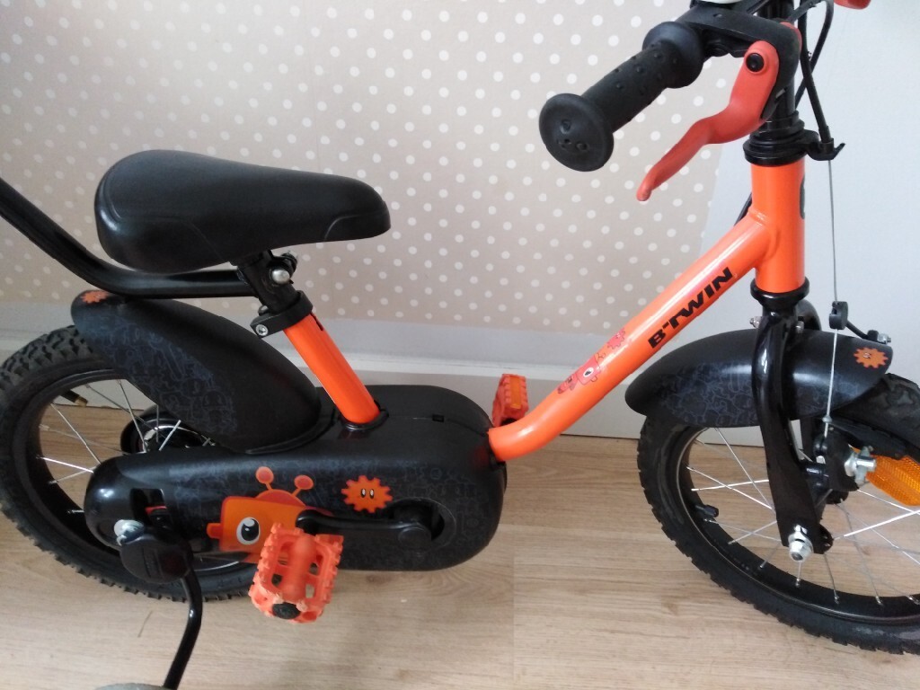 B twin 14 cali kółka boczne z decathlon rower Poznań Ogłoszenie na