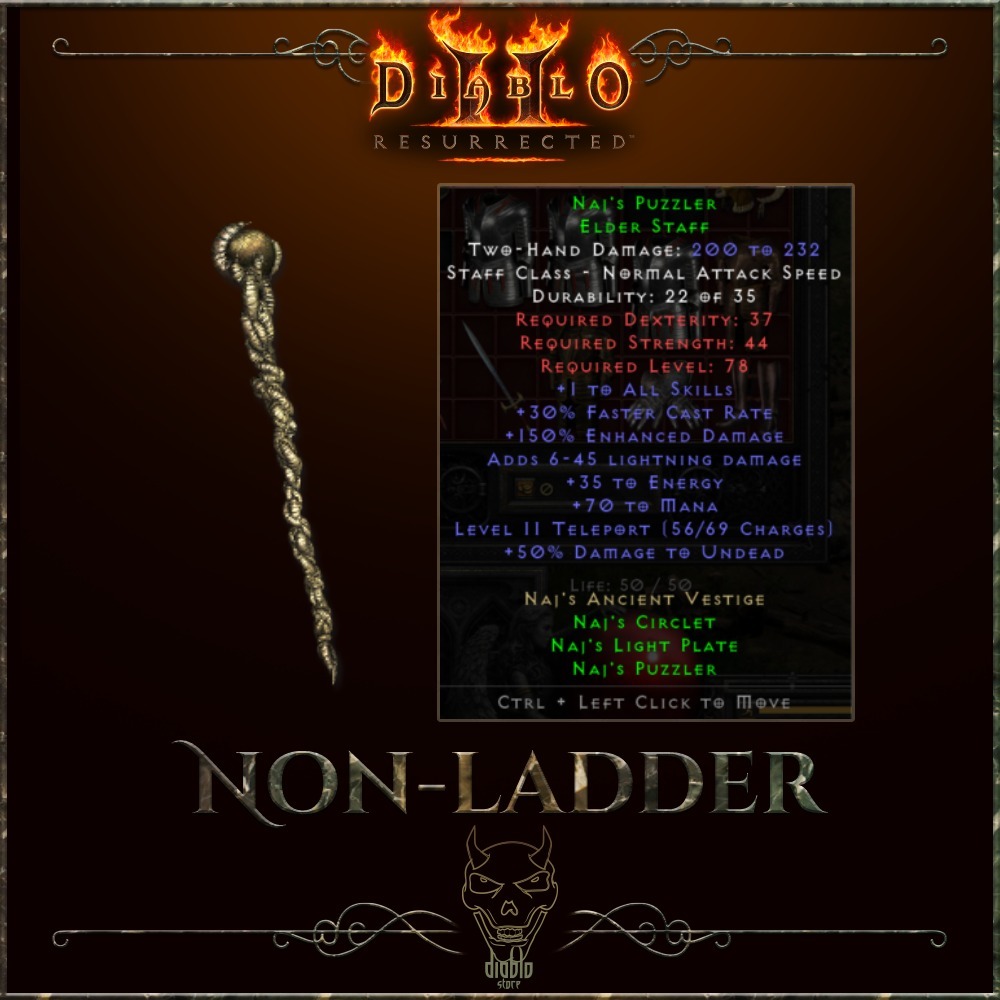 Diablo 2 Resurrected Tp Staff Teleport Budget Eni Kraków Kup teraz na Allegro Lokalnie