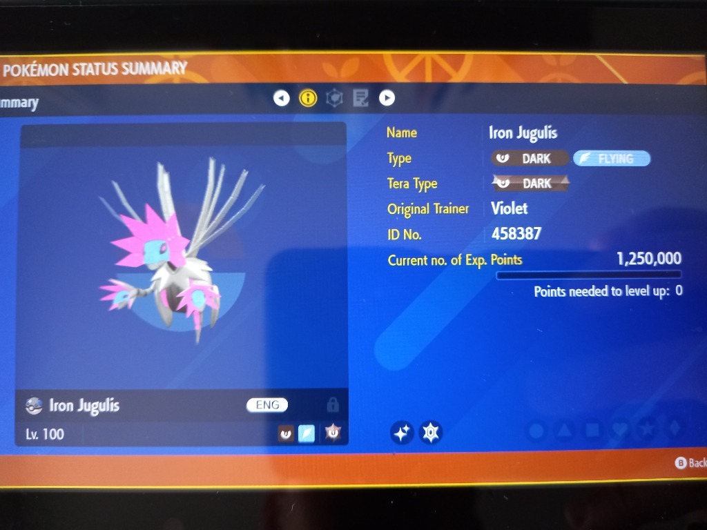 Shiny Paradox Pokemon Iron Jugulis + Item Złoczew Kup teraz na