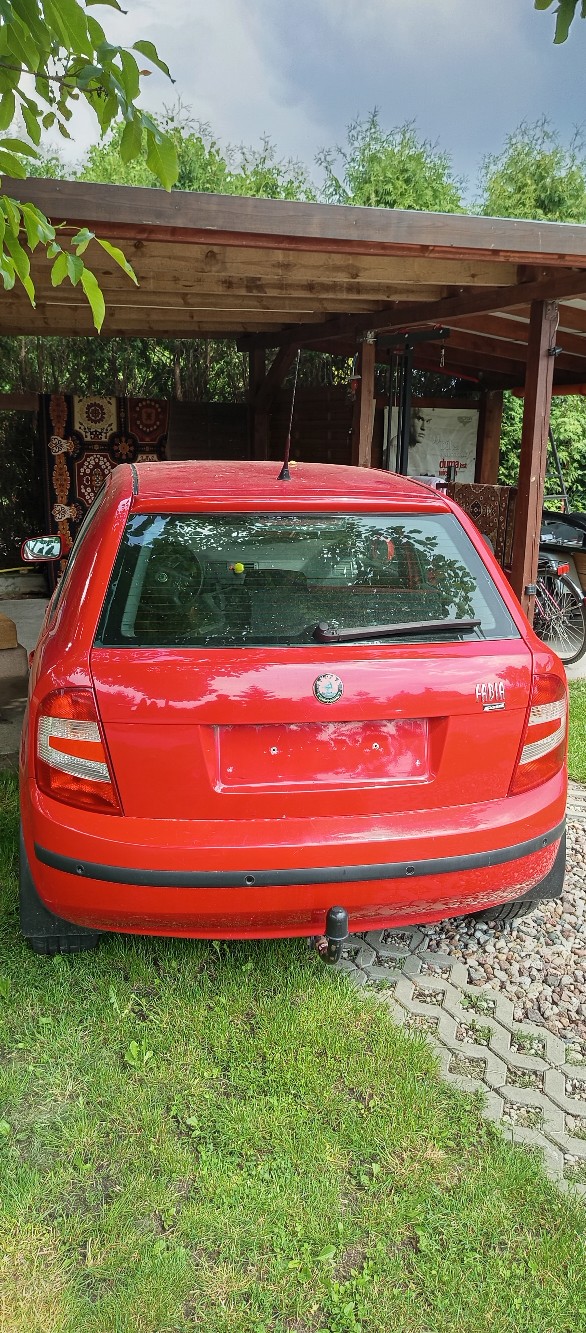 БАМПЕР SKODA FABIA 1 РЕСТАЙЛ 2005 КОЛІР 8151 ЧЕРВОНИЙ 