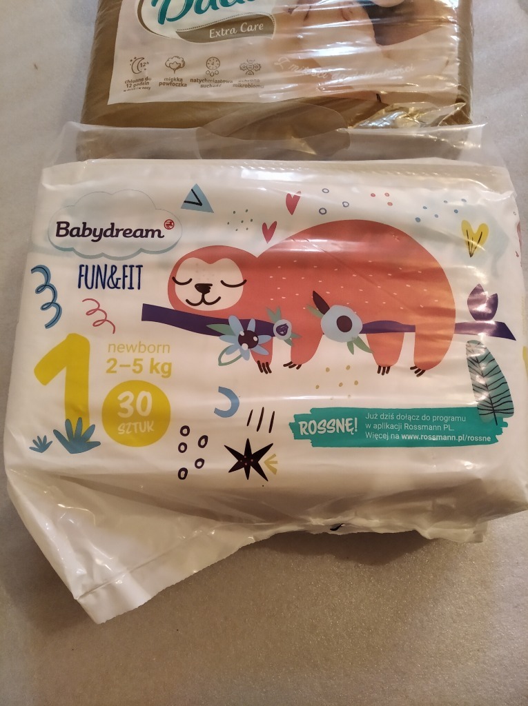 Pieluszki 76sz DADA 1 extra care babydream pampers Tłuszcz Kup