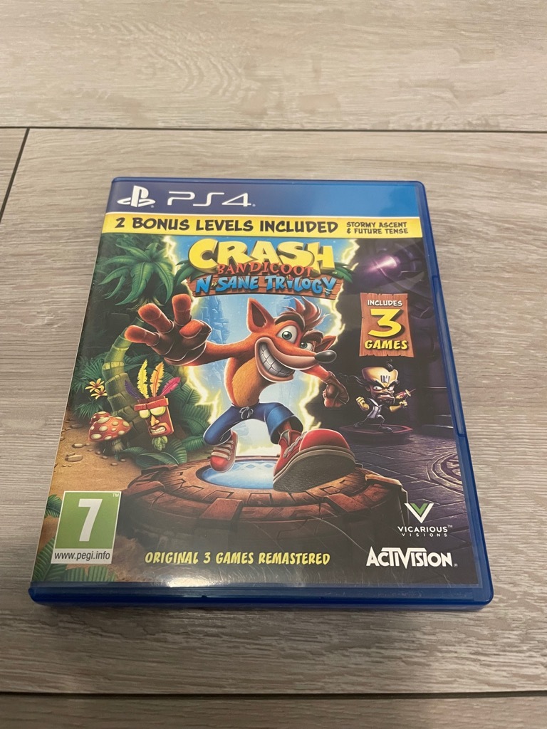 Crash Bandicoot N. Sane Trilogy PS4 * JAK NOWA * Konin Kup teraz na