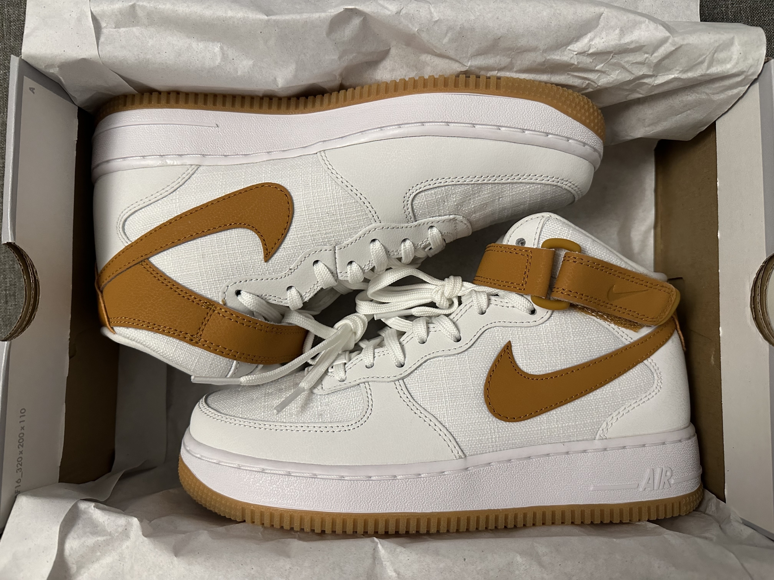 Nowe Nike Air Force 1 07 MID roz 38 5 24 5 cm Zg obice