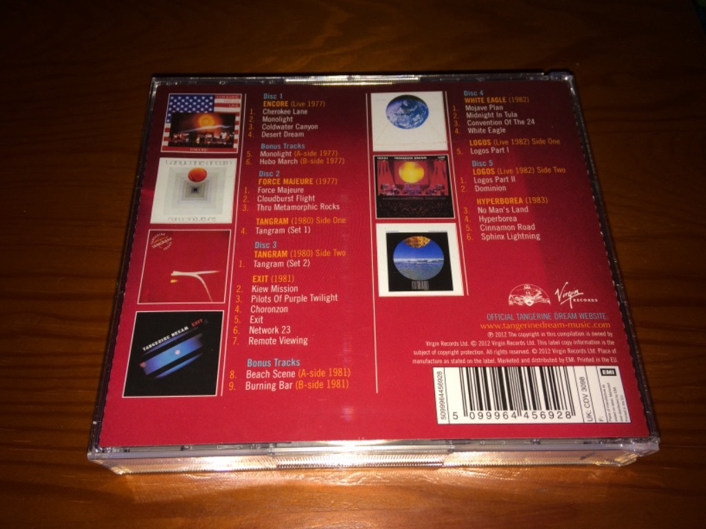 Tangerine Dream The Virgin Years 19771983 5cd Rybnik Kup teraz na