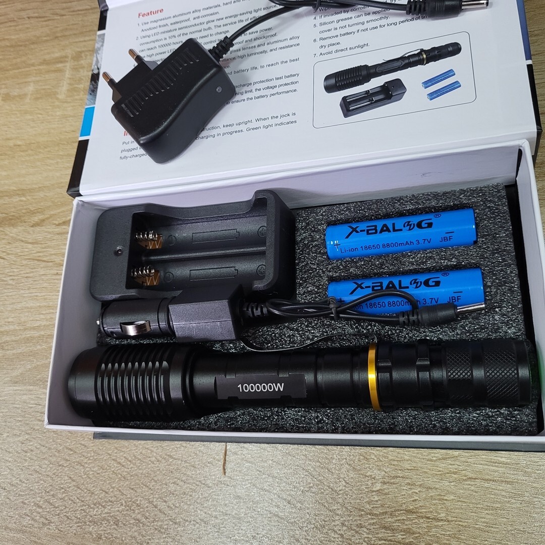 Latarka Led x2000 zoom | Ruda Śląska | Ogłoszenie na Allegro Lokalnie