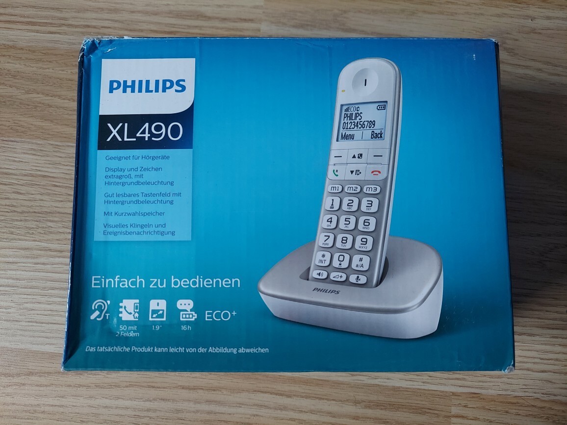 Telefon Stacjonarny bezprzewodowy Philips XL490 | Sowin | Kup teraz na  Allegro Lokalnie