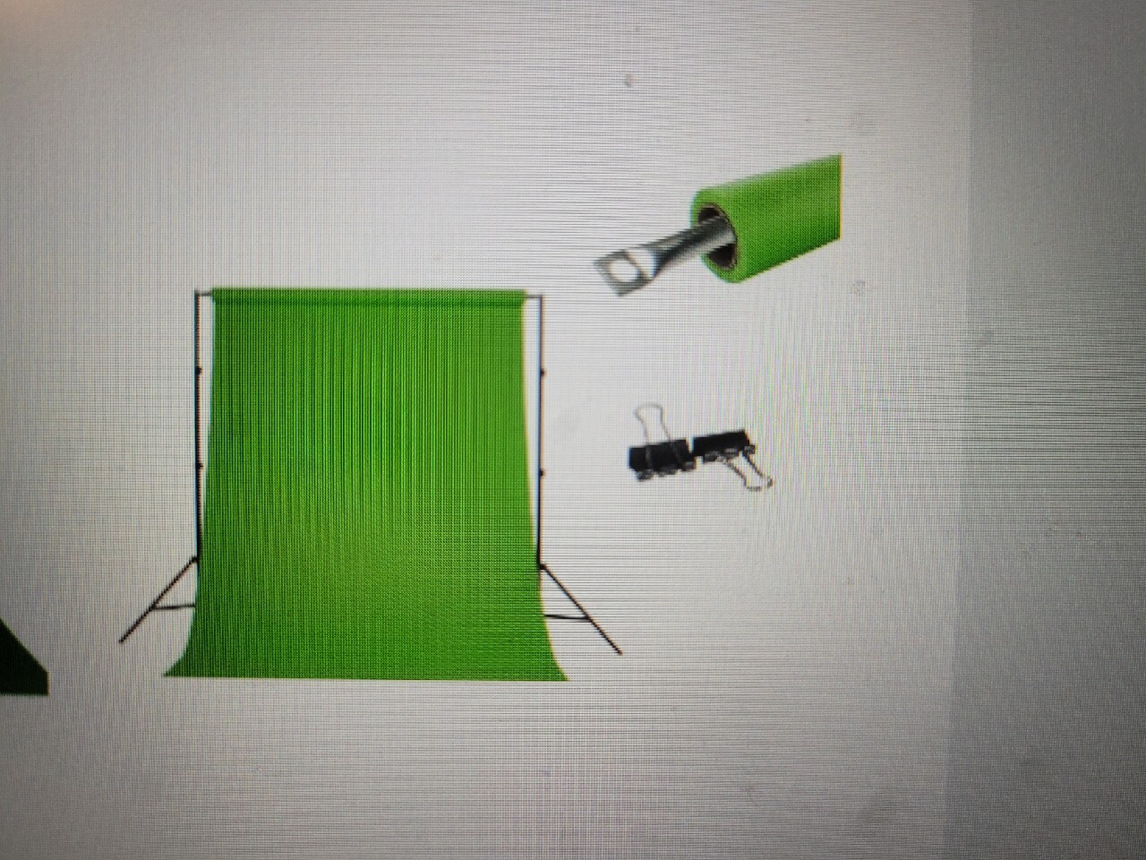 Green screen zestaw studyjny tło 2,5m×3m Neewer Somonino Licytacja