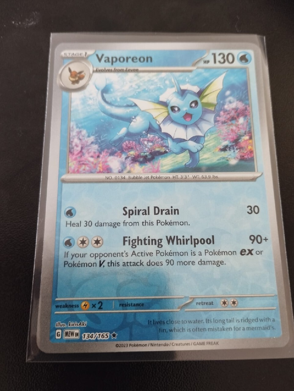 Vaporeon reverse holo mew 151 Mikołów Kup teraz na Allegro Lokalnie