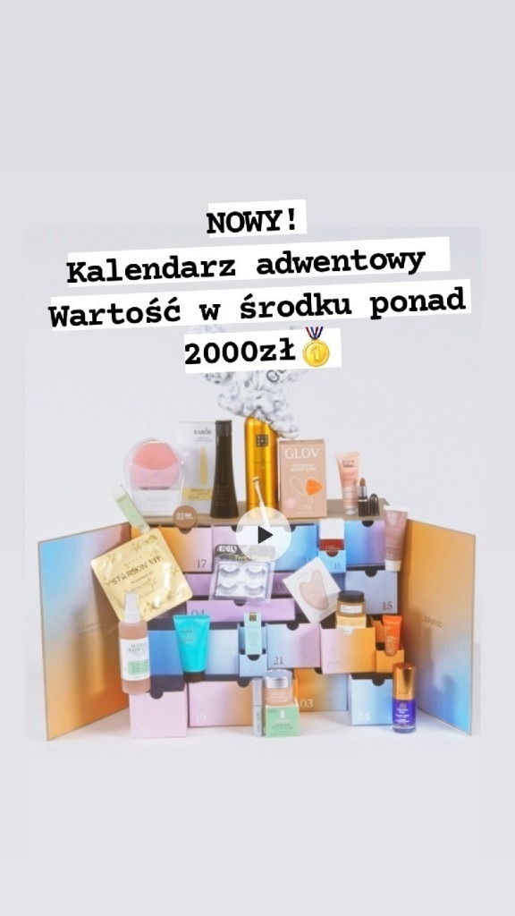 Kalendarz adwentowy Zalando 2022 wartość w 2000zł Jaworzno Kup