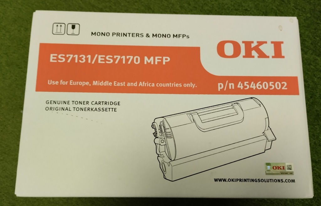 Genuine Toner cartridge OKI ES7131/ES7170 MFP Mierzeszyn Kup teraz
