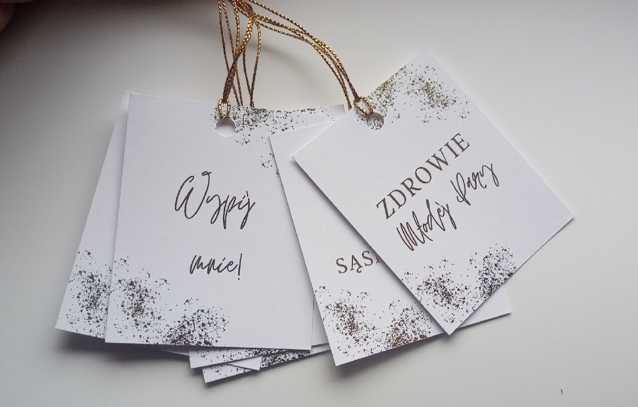 Zawieszki na alkohol 100 sztuk Będzieszyna Kup teraz na Allegro