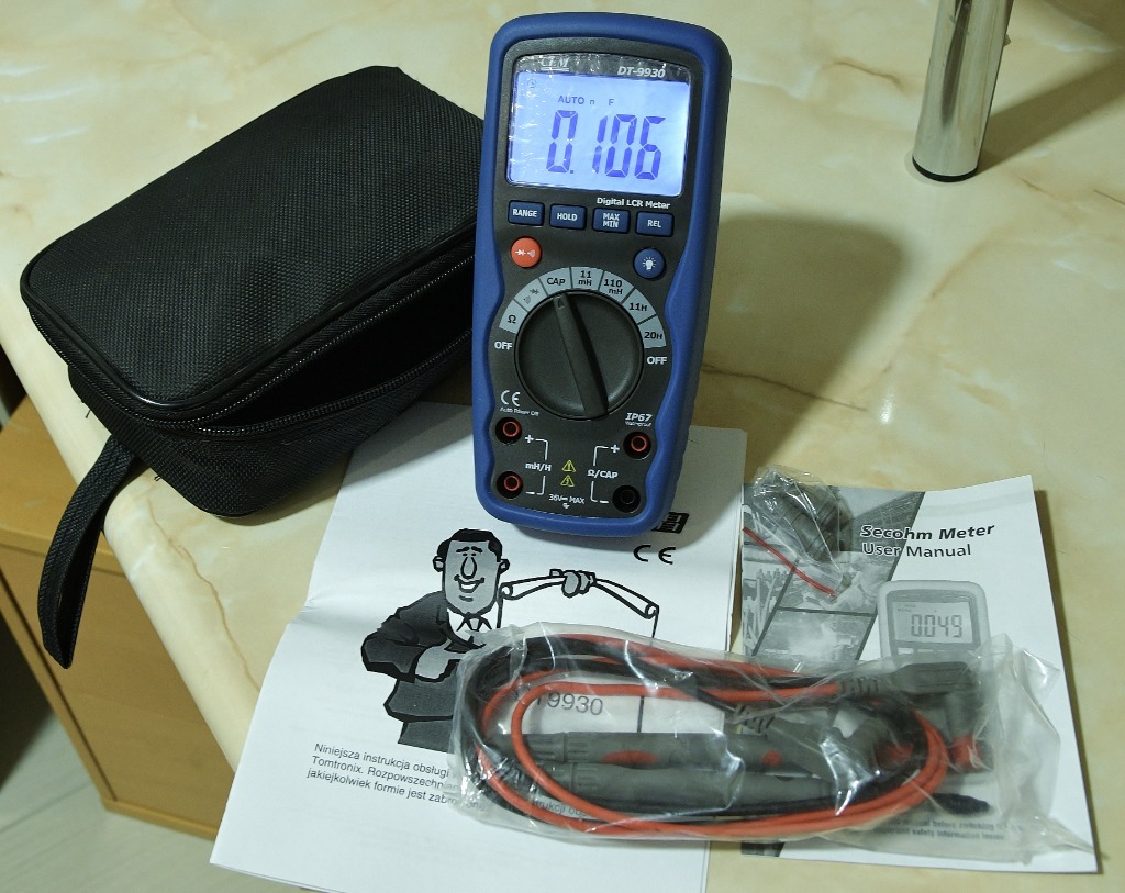 Automatyczny mostek RLC miernik LRC DT-9930 CEM | Drawno | Kup teraz na ...