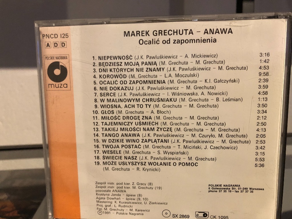 Marek Grechuta Ocalić Od Zapomnienia Tekst