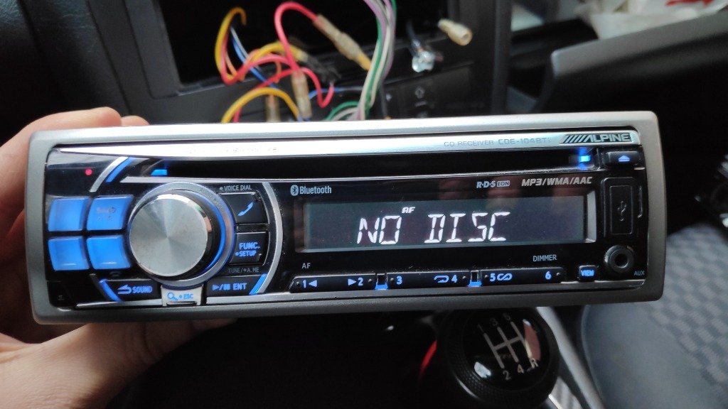 donker Maar Zakje Radio Alpine cde 104bti USB AUX Bluetooth MP3 | Siedlce | Kup teraz na  Allegro Lokalnie