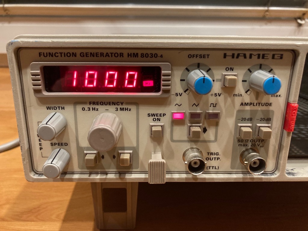 Hameg generator funkcyjny HM80304 sprawny Warszawa Kup teraz na Allegro Lokalnie