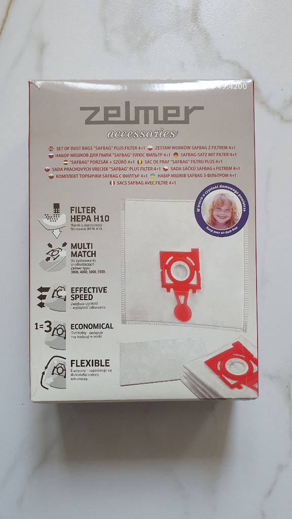 Worek do odkurzacza ZELMER nr art. 49.4200 Stalowa Wola Kup teraz na Allegro Lokalnie