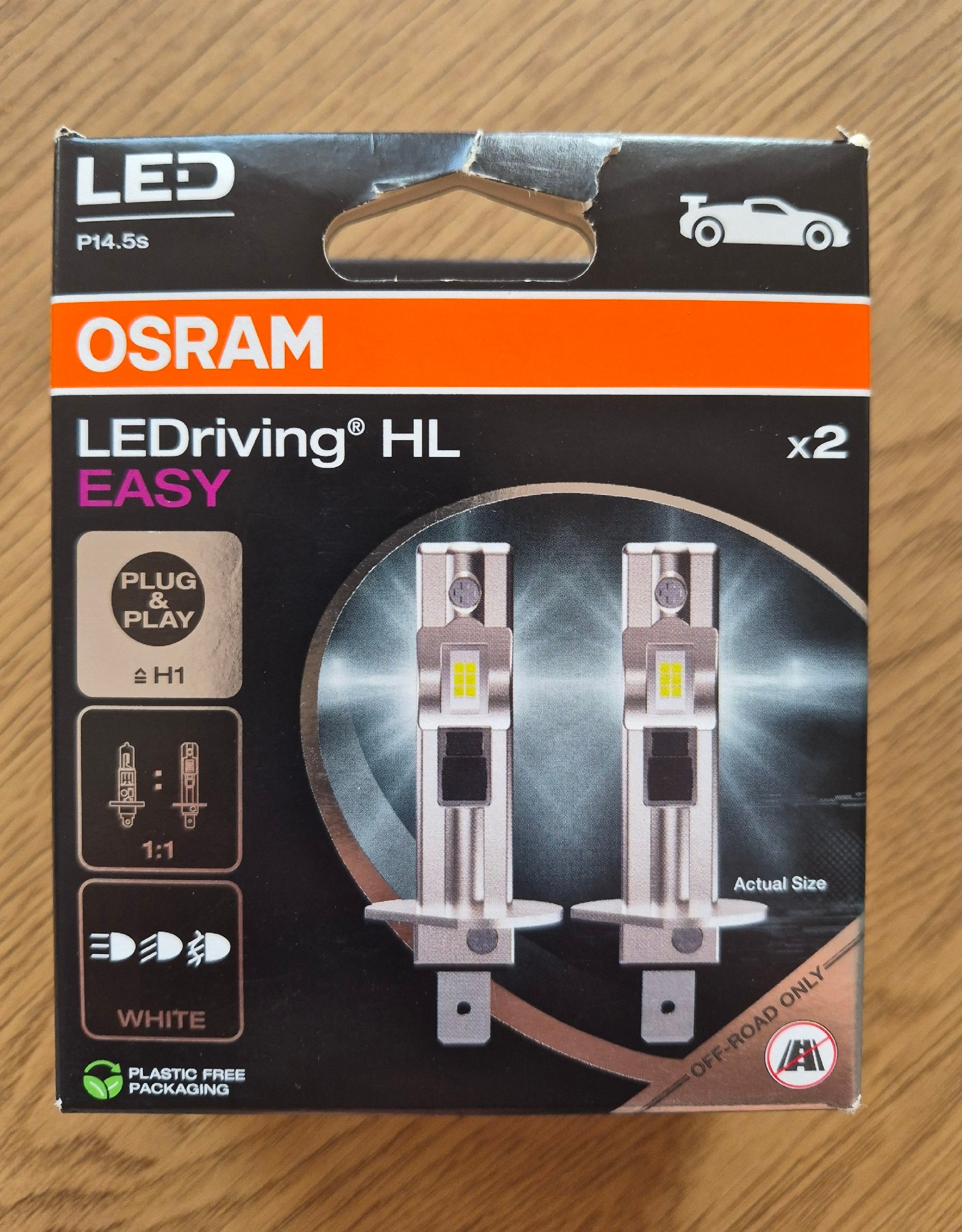 ЛАМПОЧКИ OSRAM LEDDRIVING HL EASY 12V 9W P14.5S 64150DWESY-2HB 