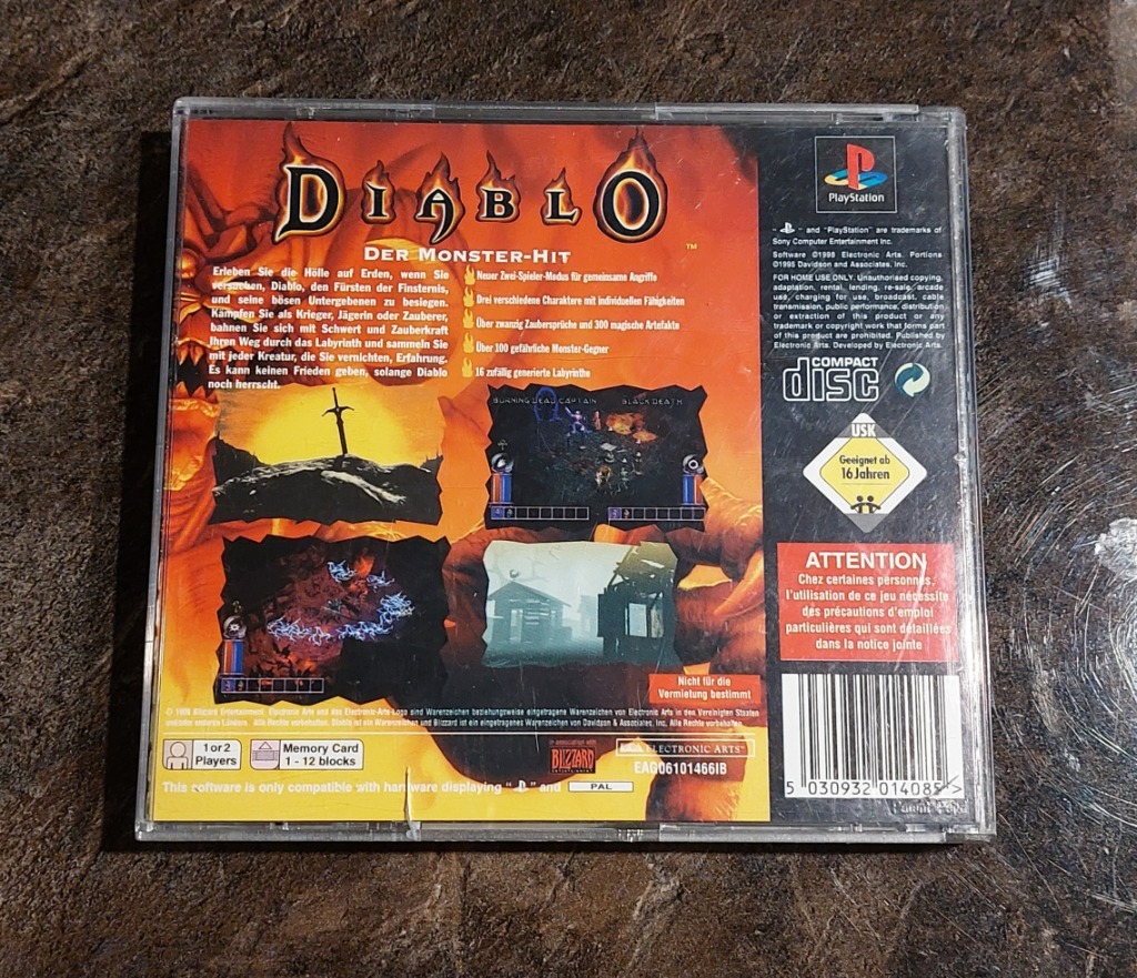 диабло 1 sony playstation