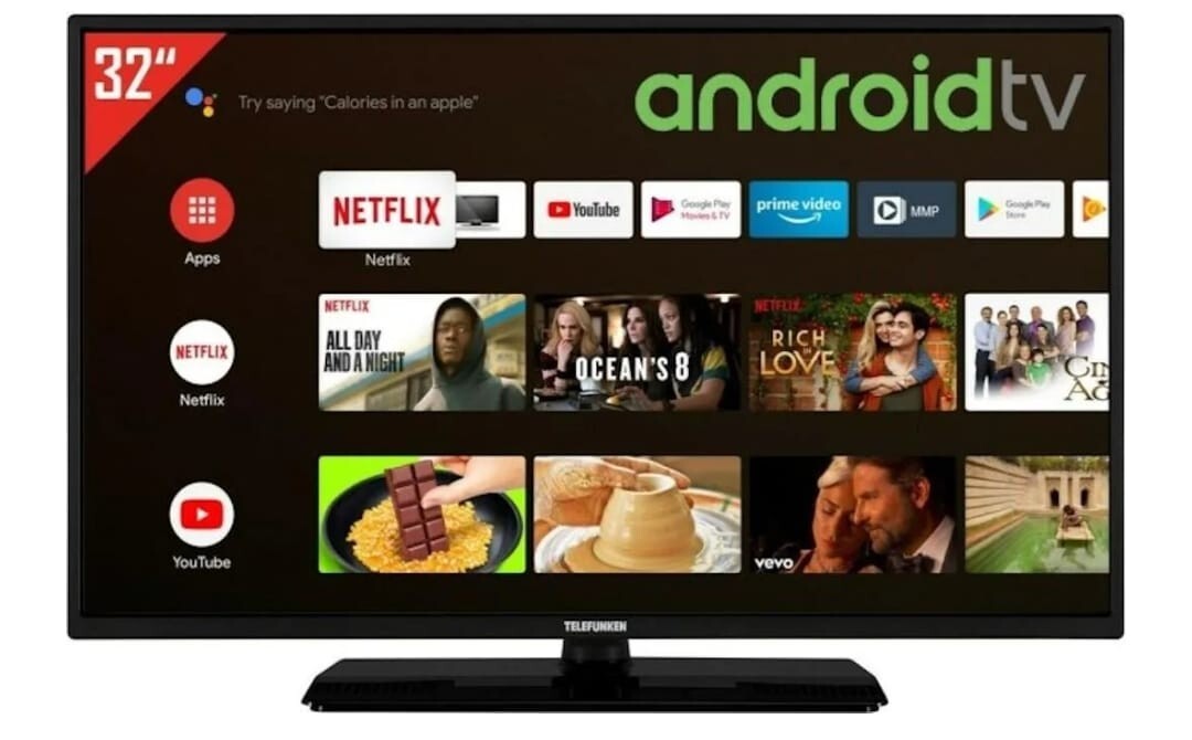 Telewizor Telefunken 32 cale D32H554X2CWI z Android TV Smart TV ...