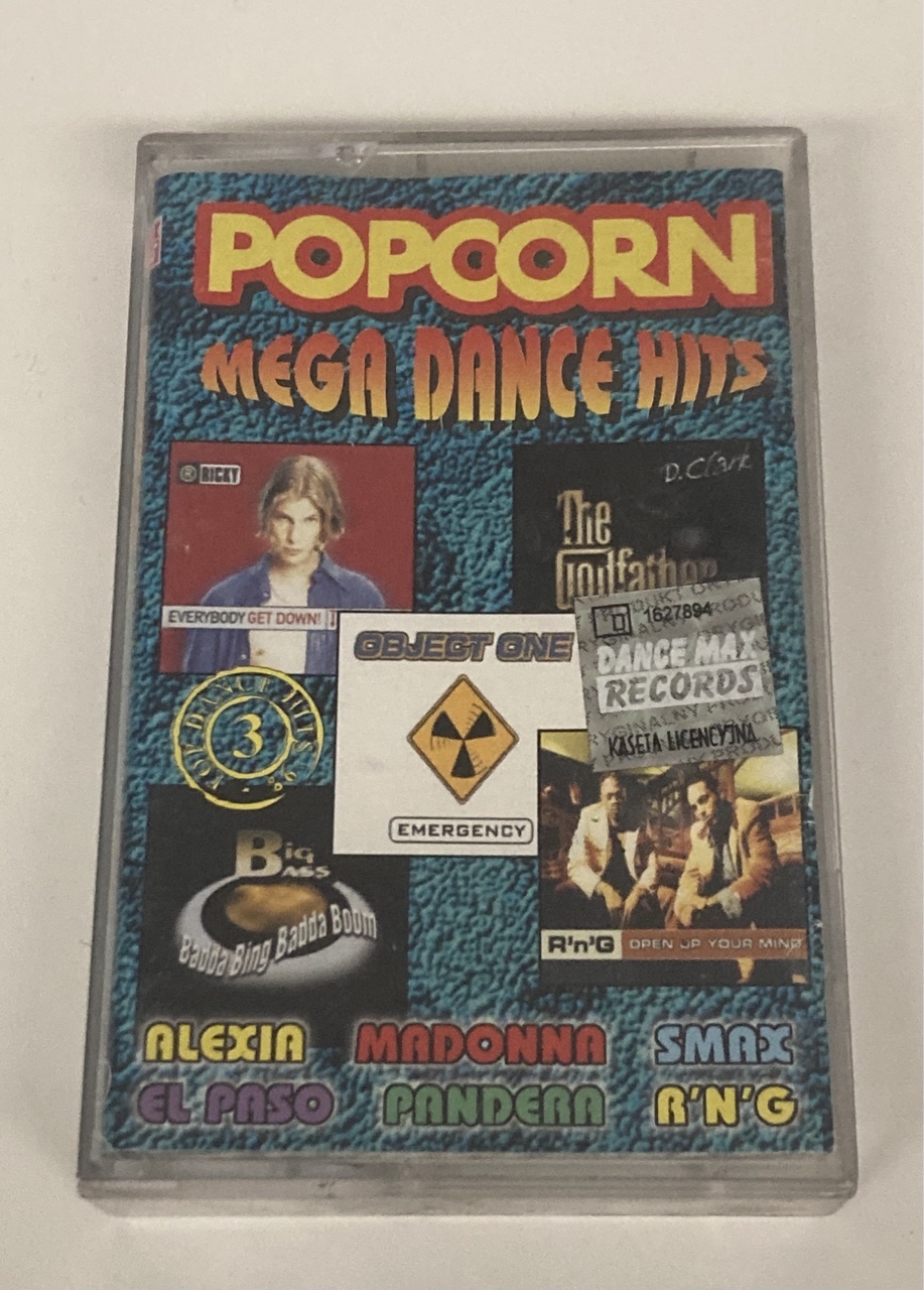 Popcorn Mega Dance Hits 3 ’98. Kaseta. MC Białystok Kup teraz na