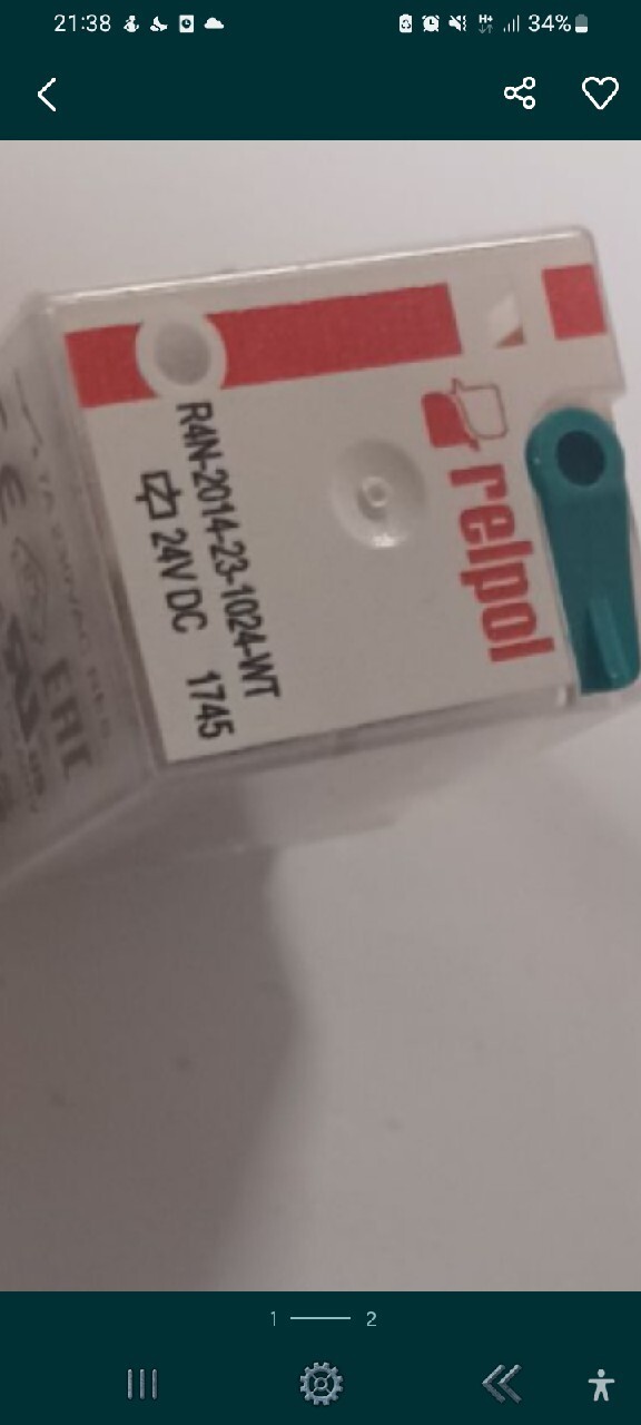 Przekaźnik Relpol 24v R4N 2014-23-1024-WT | Kołobrzeg | Kup teraz na ...