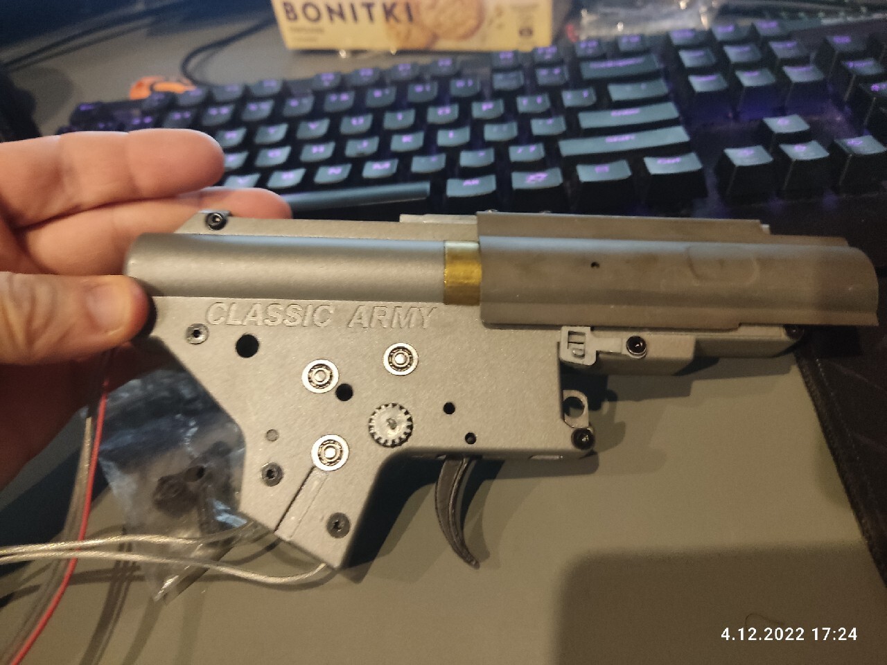 Szkielet gearbox V2 long classic army sr25 Łańcut Kup teraz na