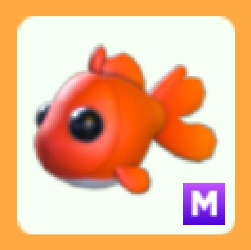 Roblox Adopt Me Goldfish mega neon M Lwówek Kup teraz na Allegro