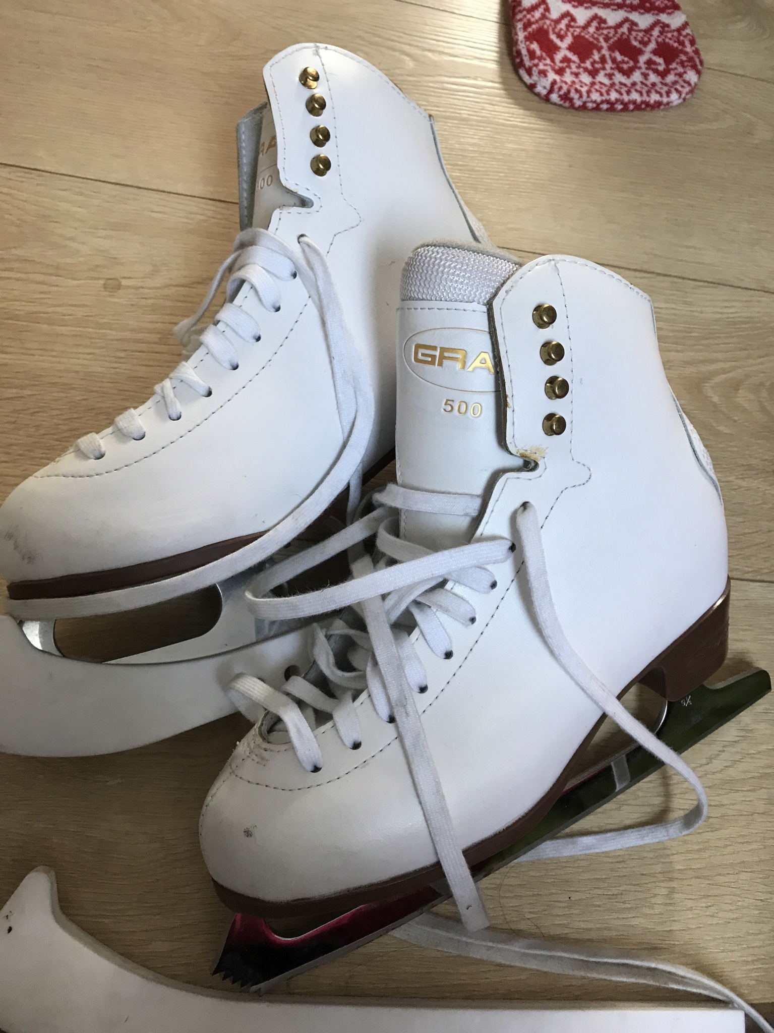 Łyżwy figurowe GRAF 500 białe rozmiar 36 G Jaworzno Kup teraz na