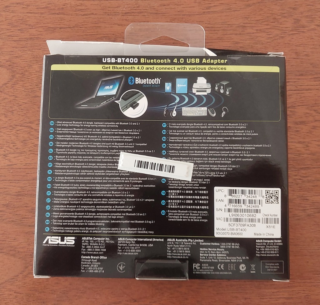 Adapter Bluetooth Asus USBBT400 4.0 Poznań Kup teraz na Allegro