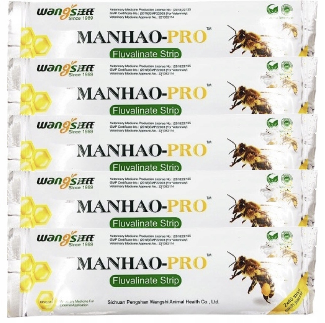 Warroza paski na warrozę MANHAO PRO 5 x 80szt 40mg | Warszawa | Kup ...