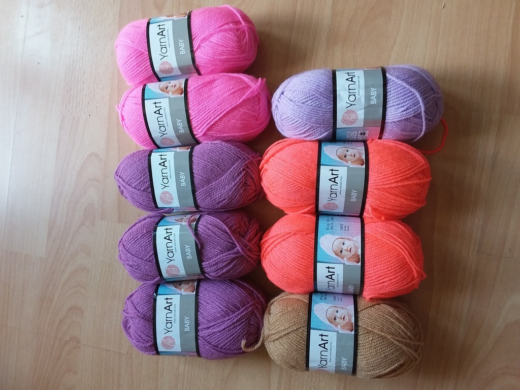 OKAZJA Włóczka YARN ART BABY ZESTAW Wola Kup teraz na Allegro Lokalnie