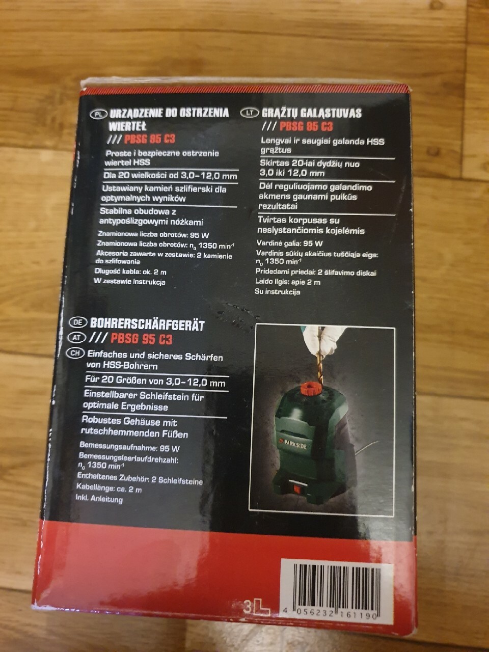 PARKSIDE DRILL BIT SHARPENER PBSG 95 C3 Warszawa Kup teraz na Allegro Lokalnie