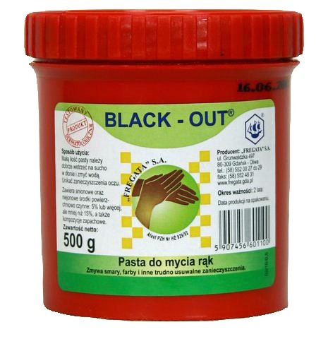 ЗАЩИТНАЯ ПАСТА ДЛЯ РУК BLACK OUT 500G