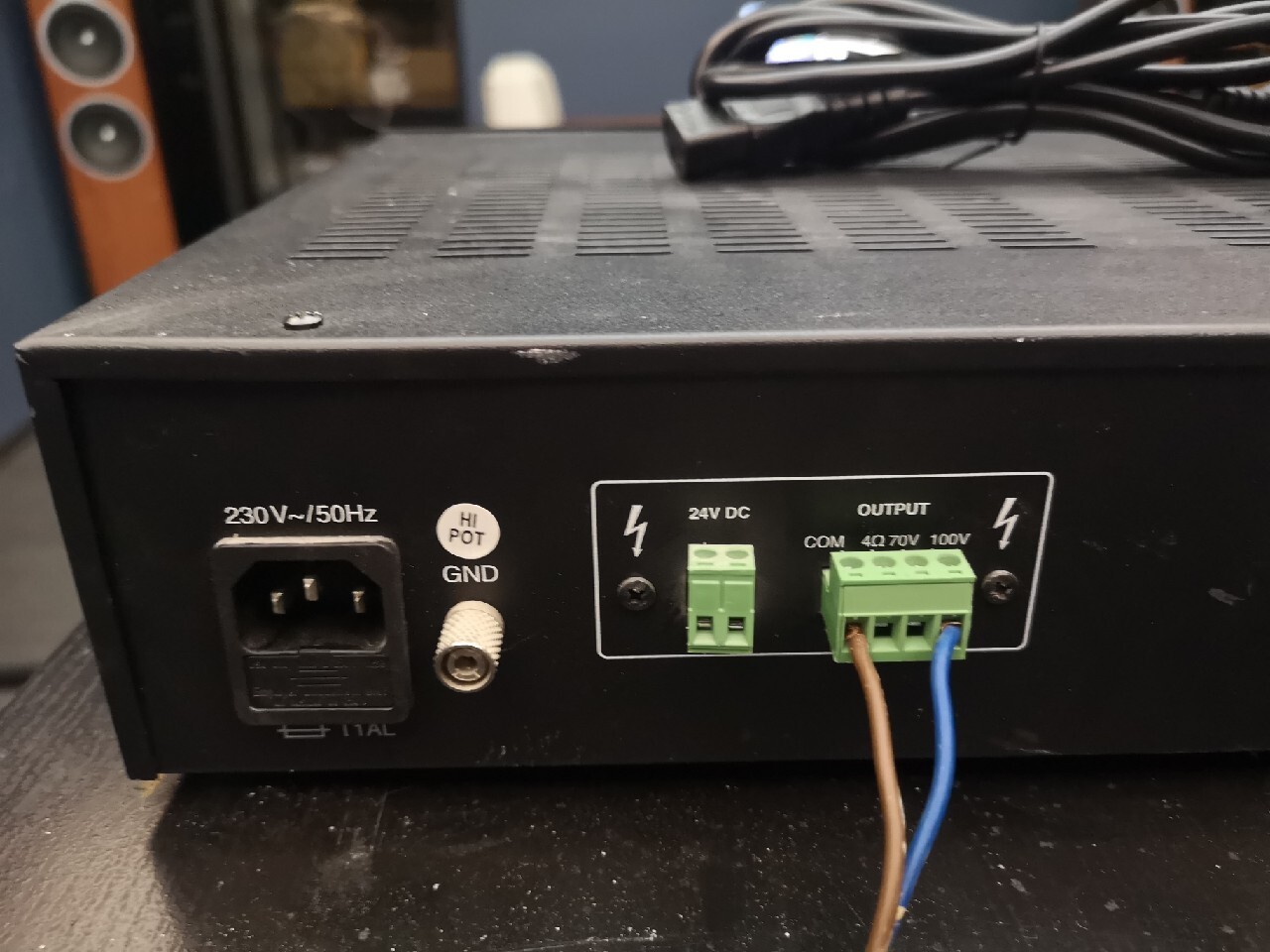 Amplificatore Monacor PA-900 120W - 4 Ingressi Microfono/Linea - Foto 9