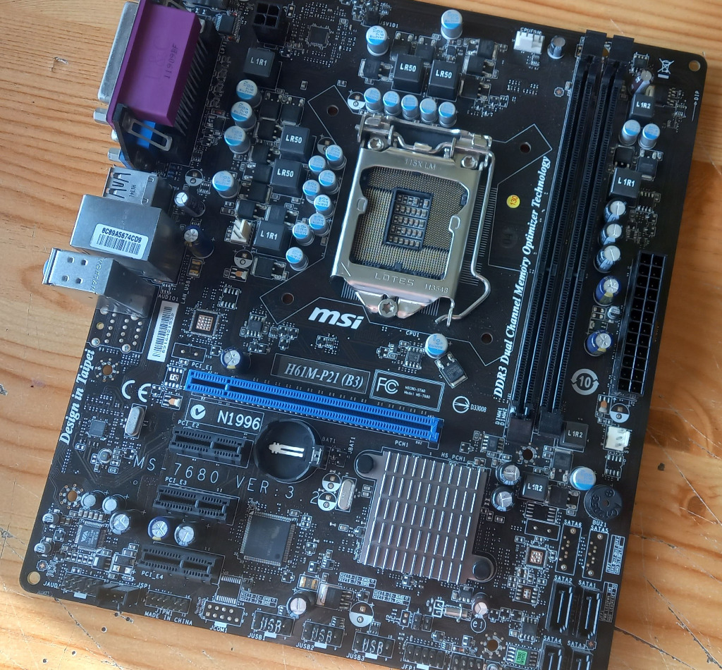 Płyta główna MSI H61M-P21 (B3) intel socket 1155 | Oświęcim | Kup teraz ...