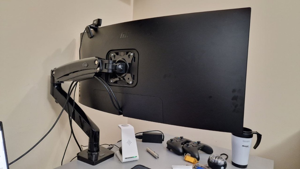 Xiaomi Mi Curved 34" (144 Hz) + VESA table mount Krakow Ogłoszenie