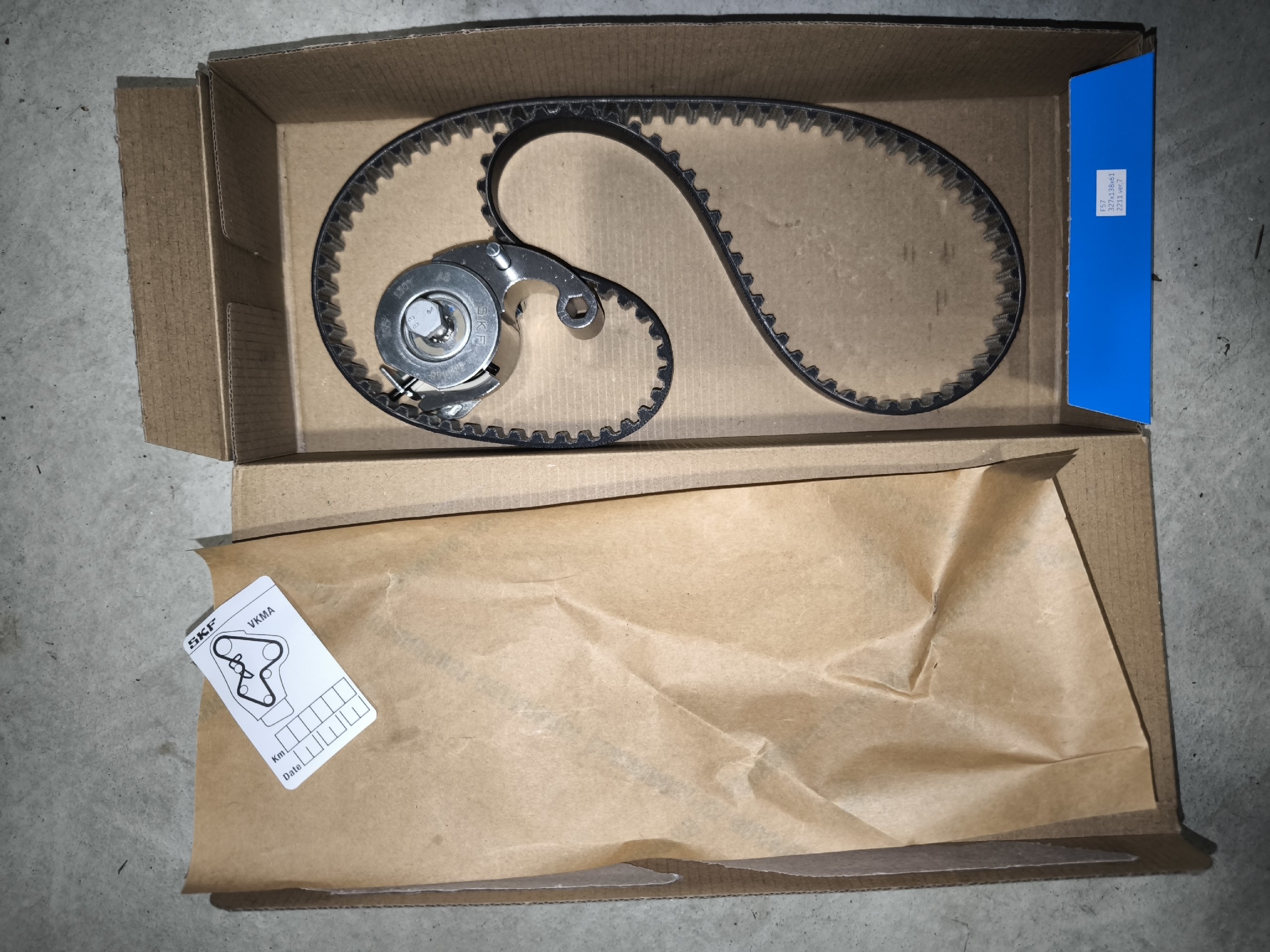 КОМПЛЕКТ РЕМНЯ РОСПОДІЛЬНИКА 2.0 ECOBLUE SKF 04111 