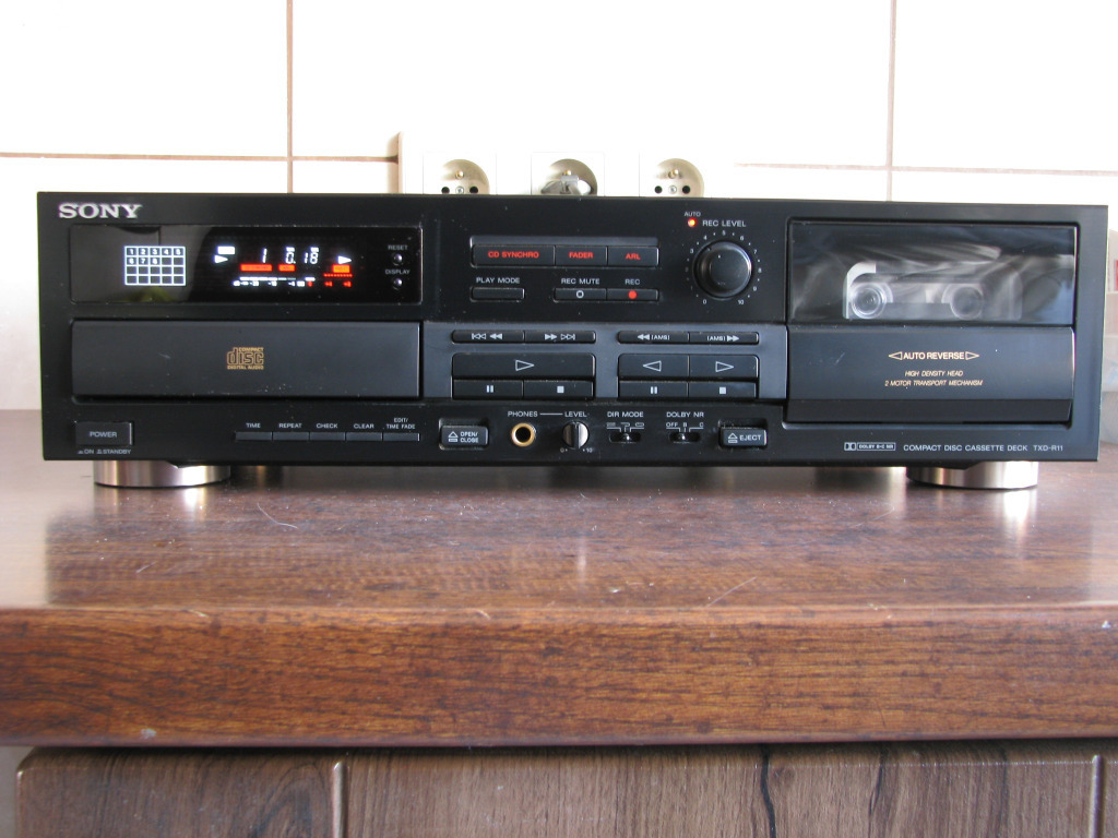 SONY TXDR11 DWA W JEDNYM CD + CASSETTE DECK Łódź Kup teraz na