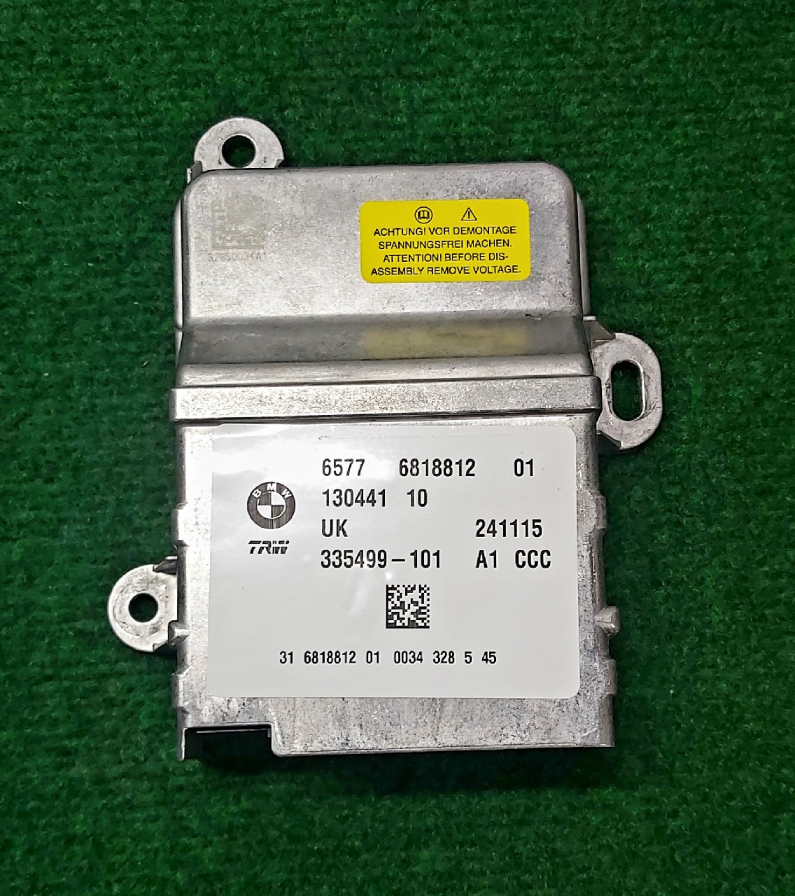 BMW F45 F46 F48 БЛОК КЕРУВАННЯ AIRBAG 6818812 